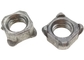 Stainless Steel M6 DIN 928 Square Weld Nut ST37 Plain Plated Grade 5